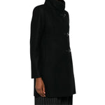 immagine cappotto donna nero laterale