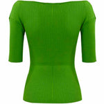 immagine maglia donna posteriore verde