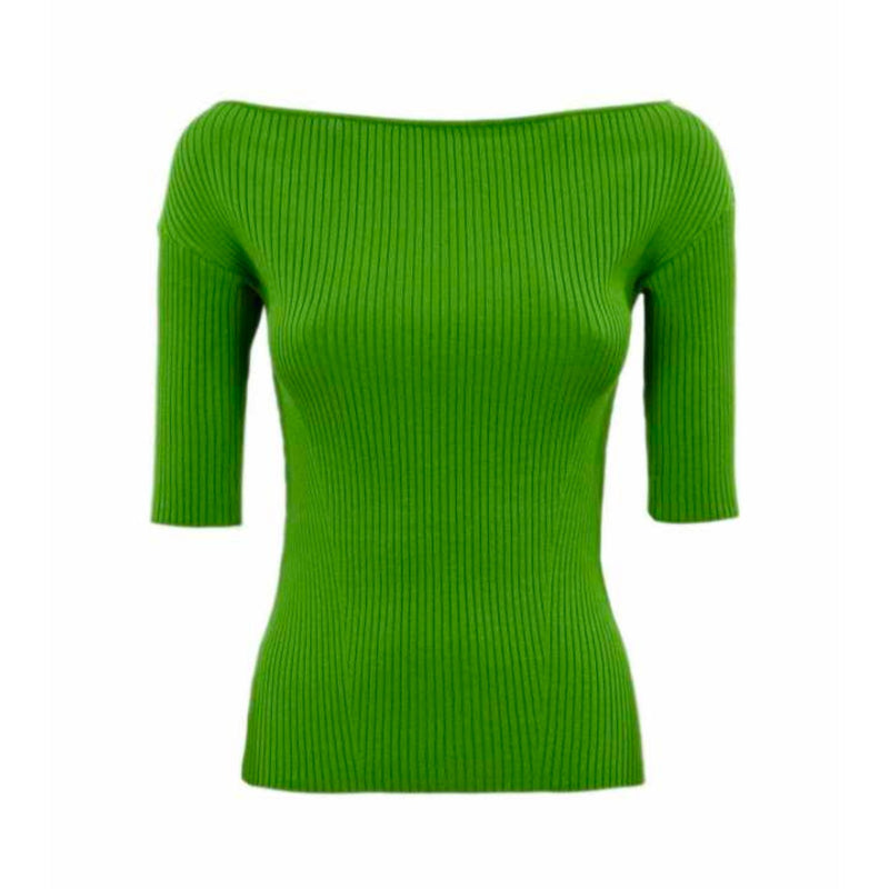 immagine maglia donna frontale verde