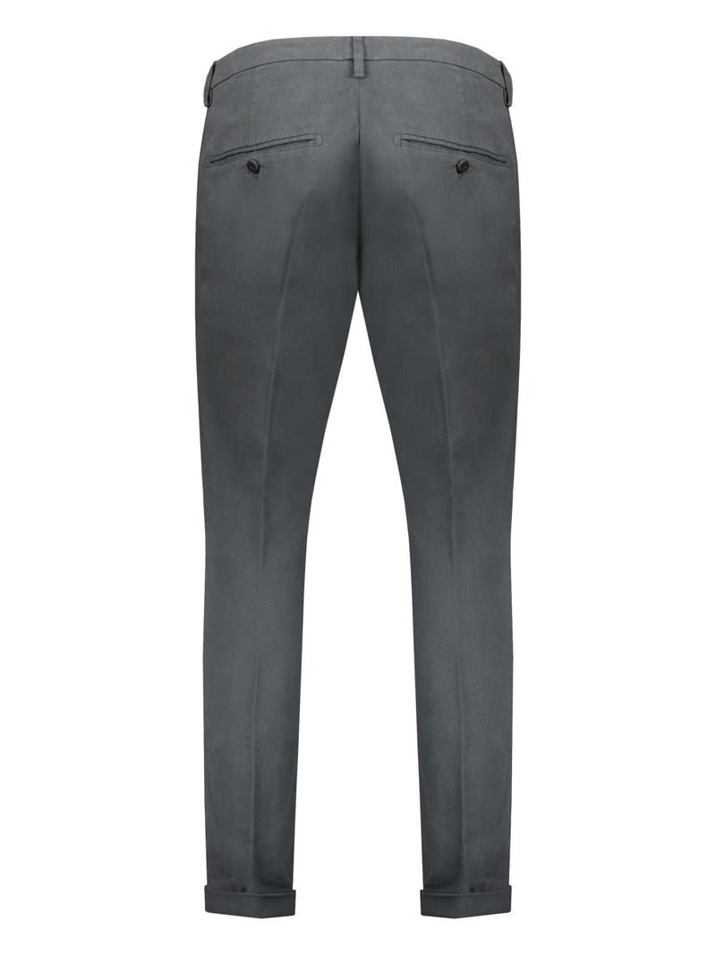 Pantalone da uomo grigio firmato Dondup vista retro