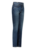 Jeans blu da donna firmato Haikure vista laterale