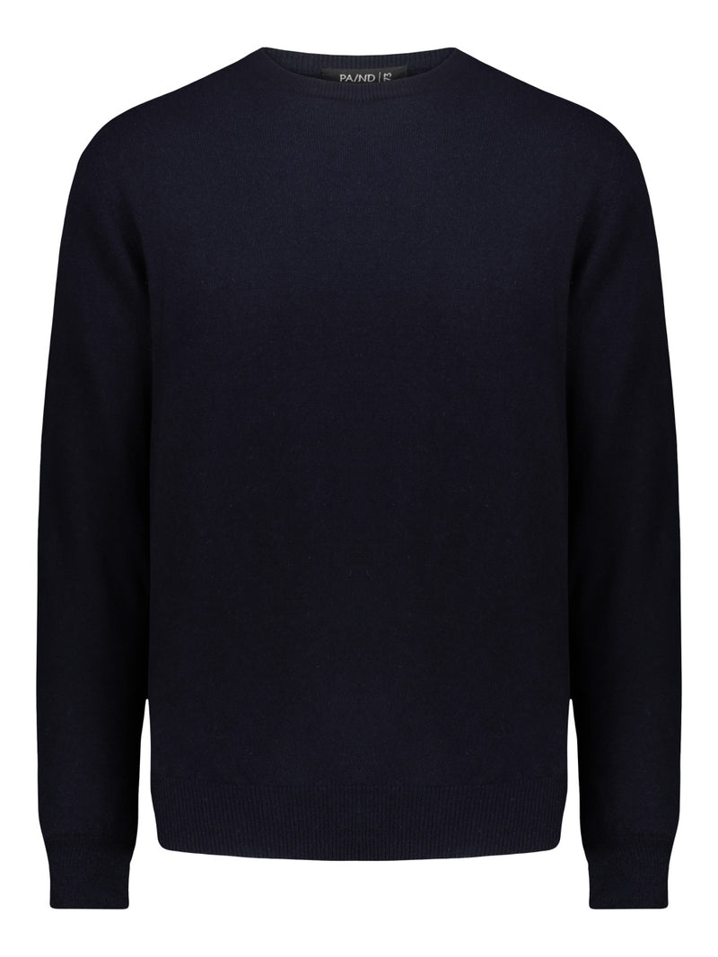 Men's crew neck sweater in cashmere