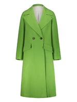 Cappotto da donna verde firmato Tela vista frontale