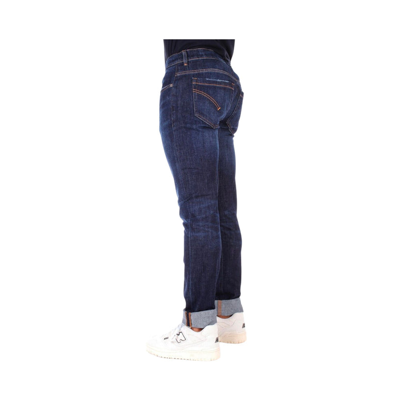 Jeans Uomo con gamba scolorita