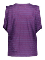 T-shirt Donna girocollo in lino e cotone
