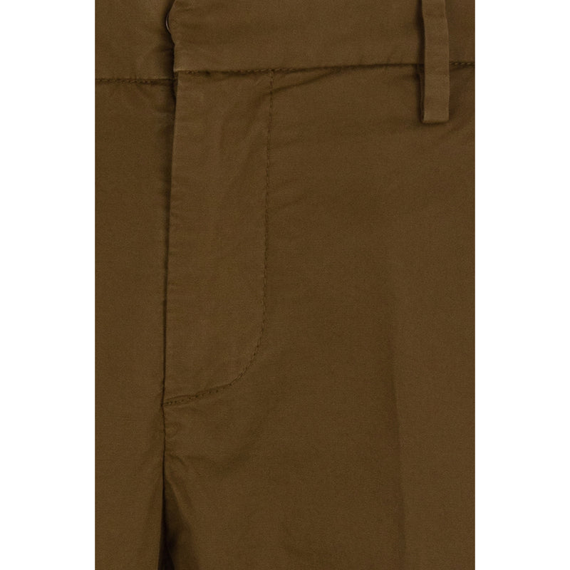 Men's slim chino trousers with low waist