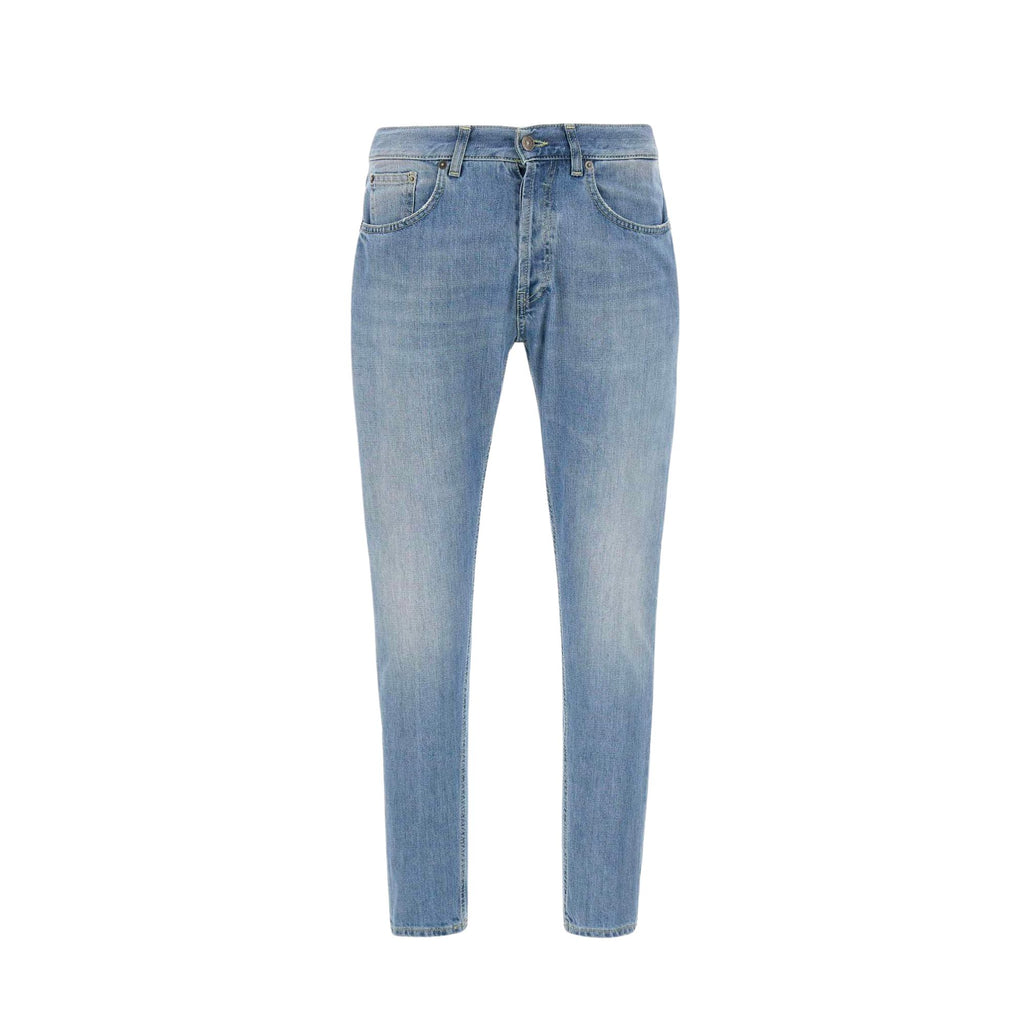 Jeans Uomo Dondup modello cinque tasche in tela denim- Visione frontale