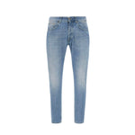 Jeans Uomo Dondup modello cinque tasche in tela denim- Visione frontale