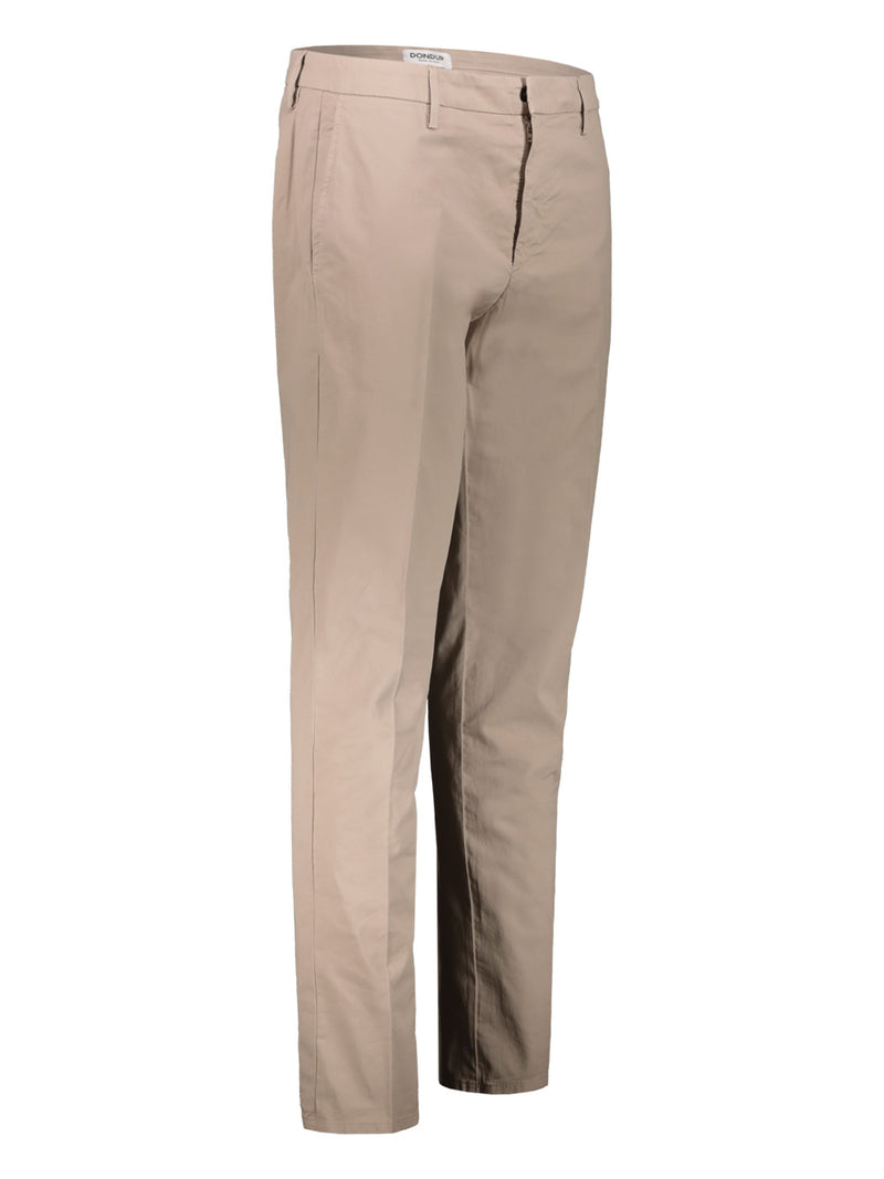 Medium-waisted regular-fit men's trousers