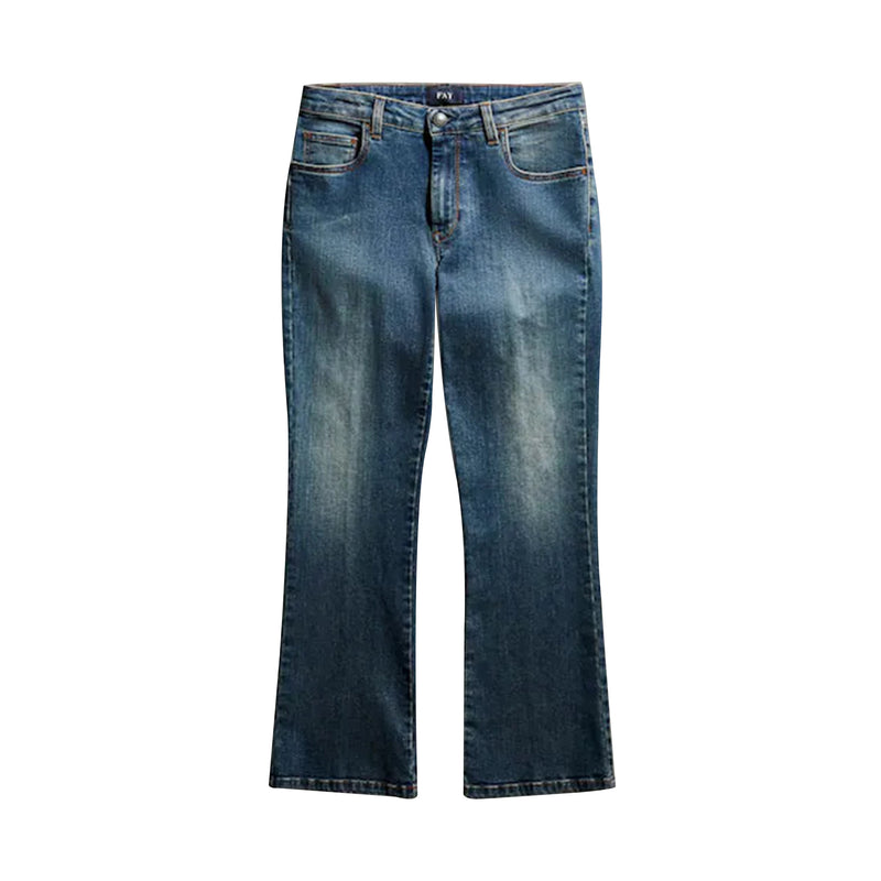 Jeans donna 5 tasche in cotone stretch