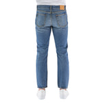 Jeans Uomo Haikure effetto lavato, color Denim- Visione posteriore