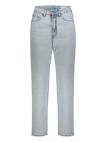 Women's jeans in high-waisted cotton