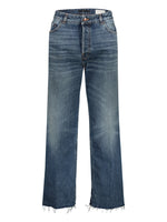 Jeans Donna dal design tessuto slavato