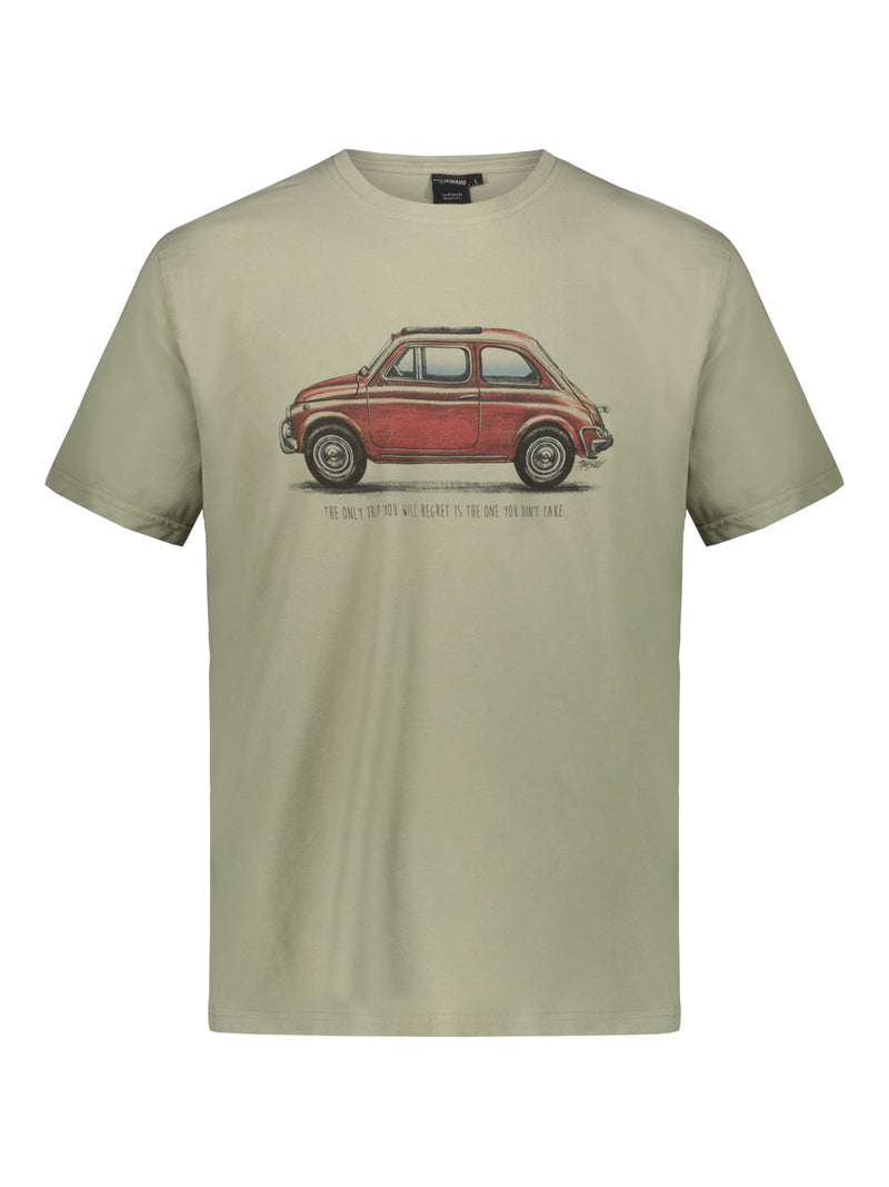 T-shirt Uomo con fantasia automobile