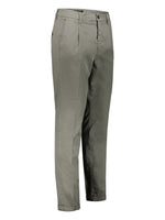 Pantalone Uomo Pa/nd 73 con pieghe, color antrachite- Visione laterale