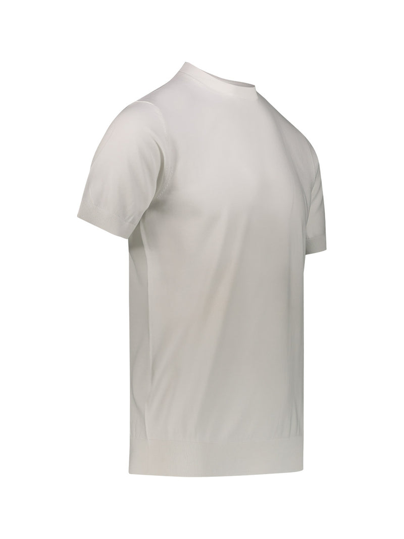 Men's round neck cotton T-shirt