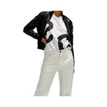 Bomber Donna a zip in eco-pelle