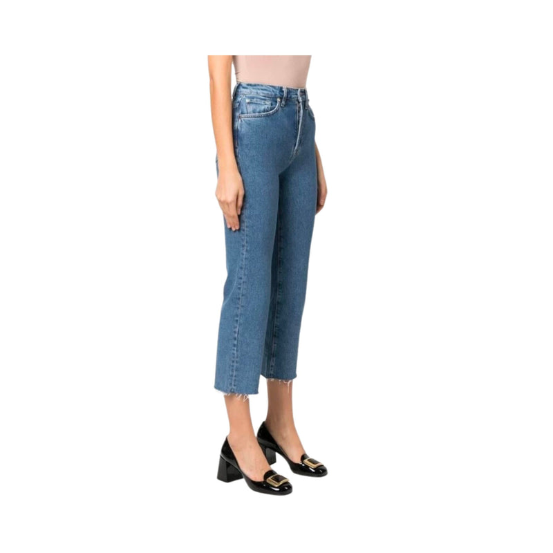 Jeans Donna a 5 tasche con chiusura a cerniera