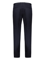 Pantaloni Uomo Tagliatore con tasche a filo, color blu- Visione posteriore